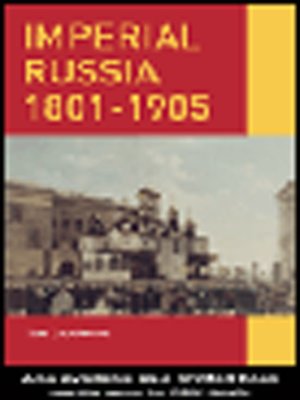 cover image of Imperial Russia, 1801-1905